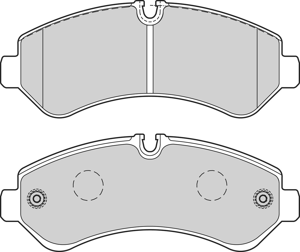 BRAKE PADS FIRST MERCEDES SPRINTER 511D